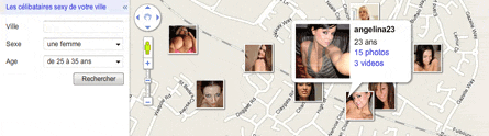 Annonces de rencontres type google map