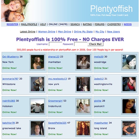 plentyoffish site de rencontre