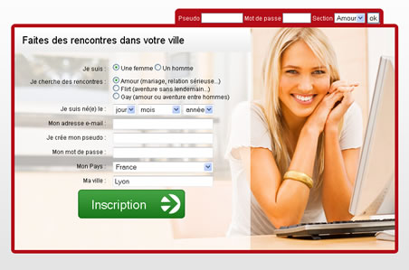 Affiliation rencontre : formulaire rencontres